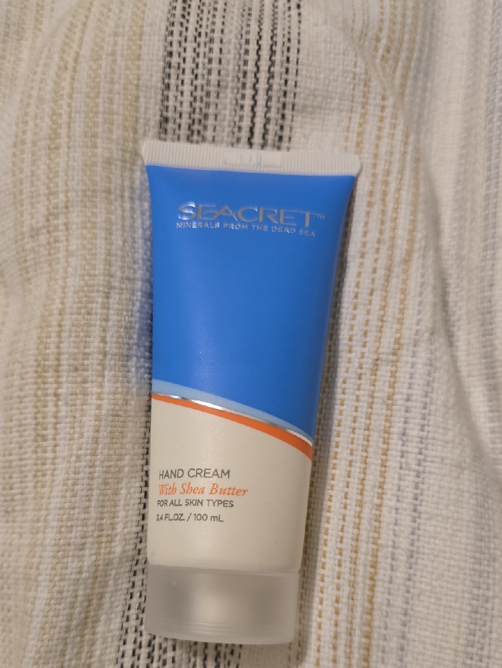 Blue & White Hand Cream with Shea Butter - Moisturizing Care